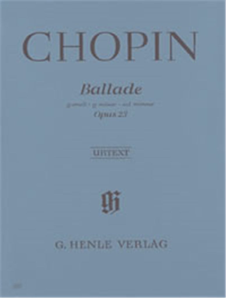 Ballade g-moll Opus 23